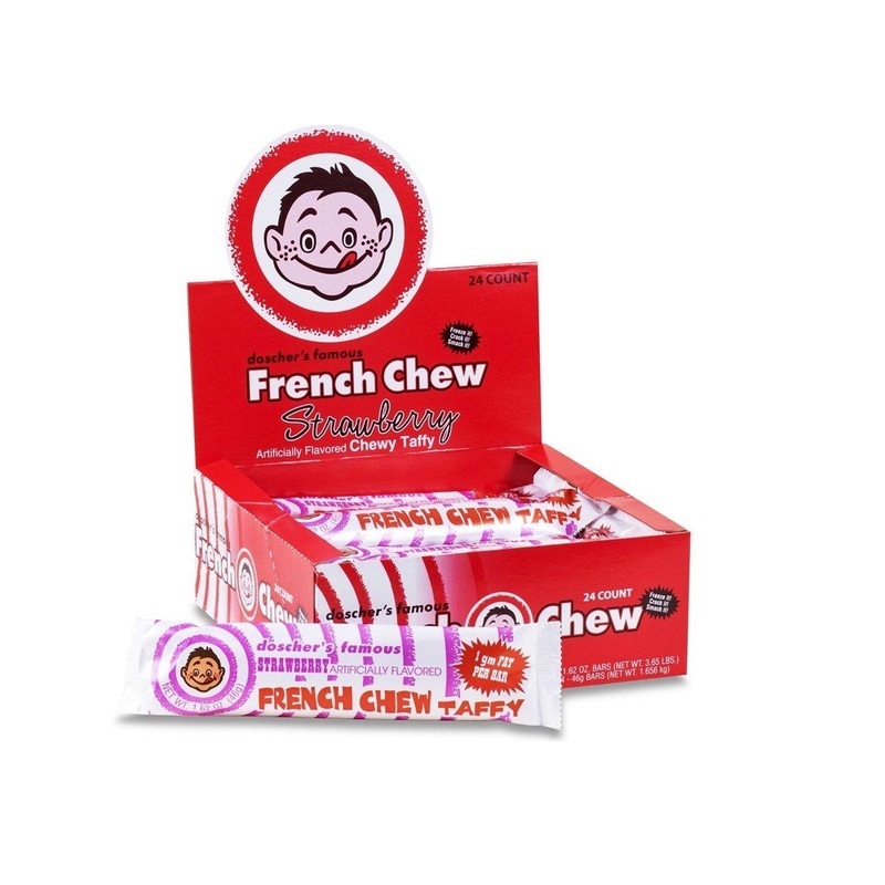 Strawberry Doscher’s French Chews