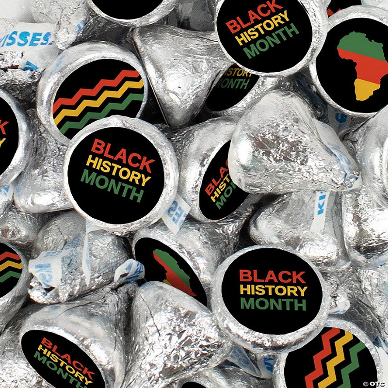 90 Pcs Black History Month Candy Party Favors Hershey’s Kisses Milk Chocolate (1lb) – By Just Candy