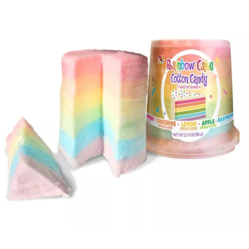 Alberts Cotton Candy Rainbow Cake Tub 3.17oz 12ct