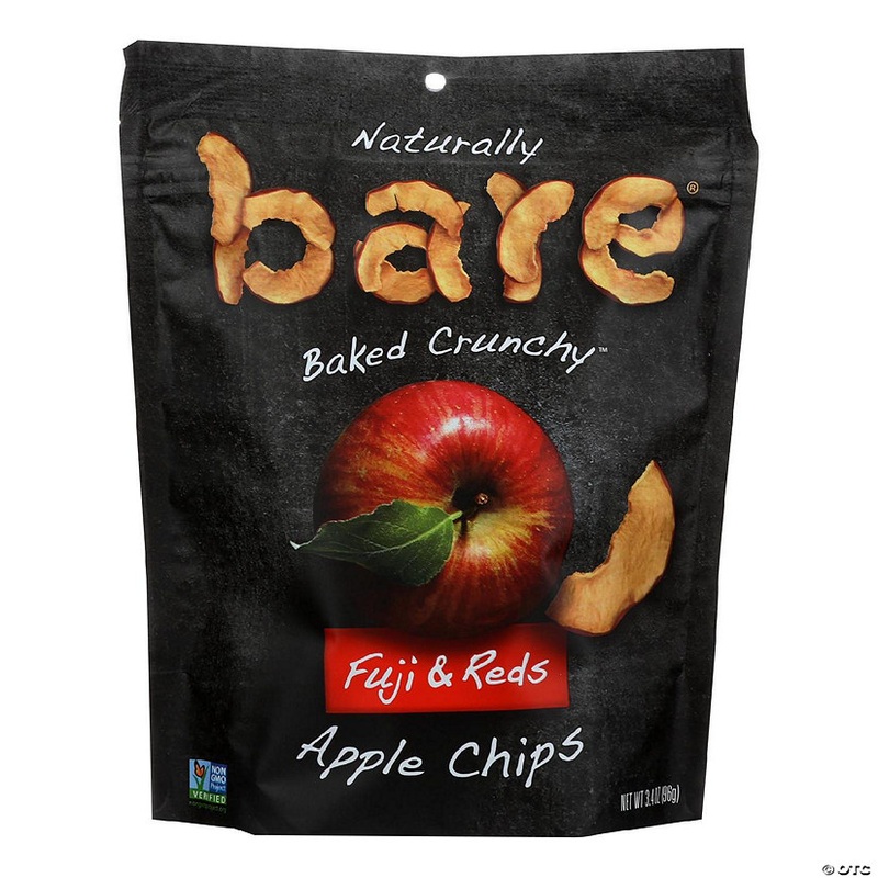 Bare Fruit Apple Chips – Fuji & Reds – Case of 12 – 3.4 oz
