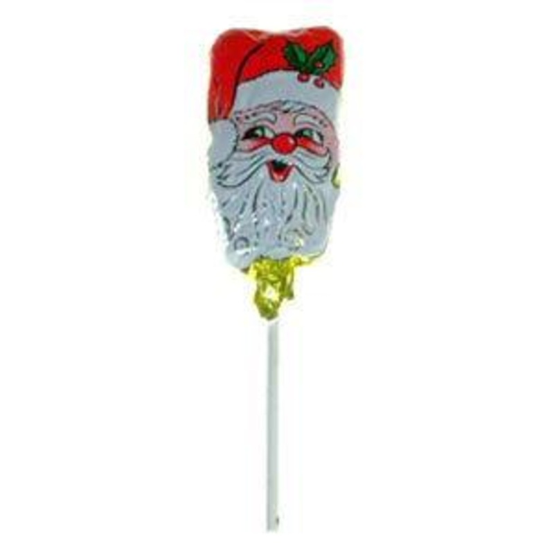 Chocolate Santa Lollipops