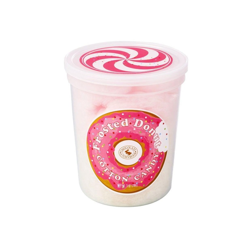 Frosted Doughnut Cotton Candy