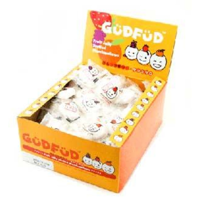 Fruit Jelly Stuffed Marshmallows