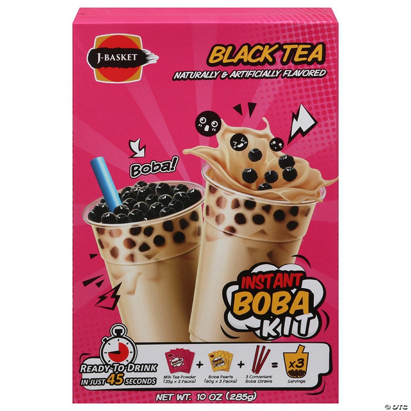 J-Basket Tea Boba Kit Black 10 oz (Pack Of 6)