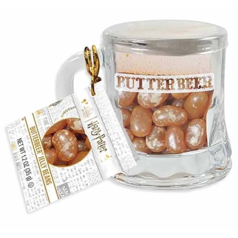 Jelly Belly Harry Potter Butterbeer Mini Glass Mug: 12-Piece Box