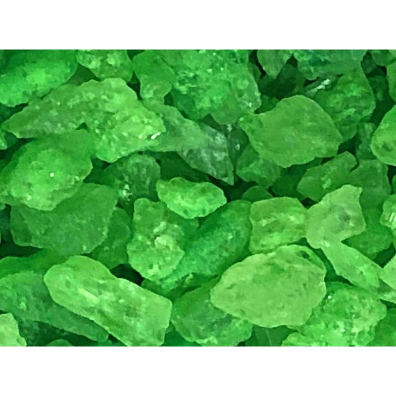 Lime Green Rock Candy Crystals