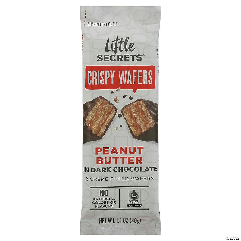 Little Secrets Llc Wafer Dark Chocolate Peanut Butter 1.4 Oz (Pack of 12)