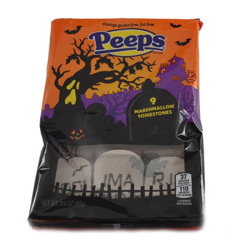 Marshmallow Peeps Tombstone 9 Count Tray