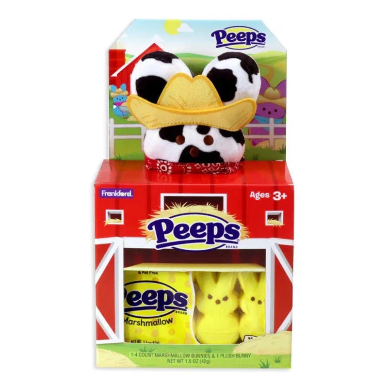 Peeps Plush Bunny Gift Set – Farm House: 6-Piece Case