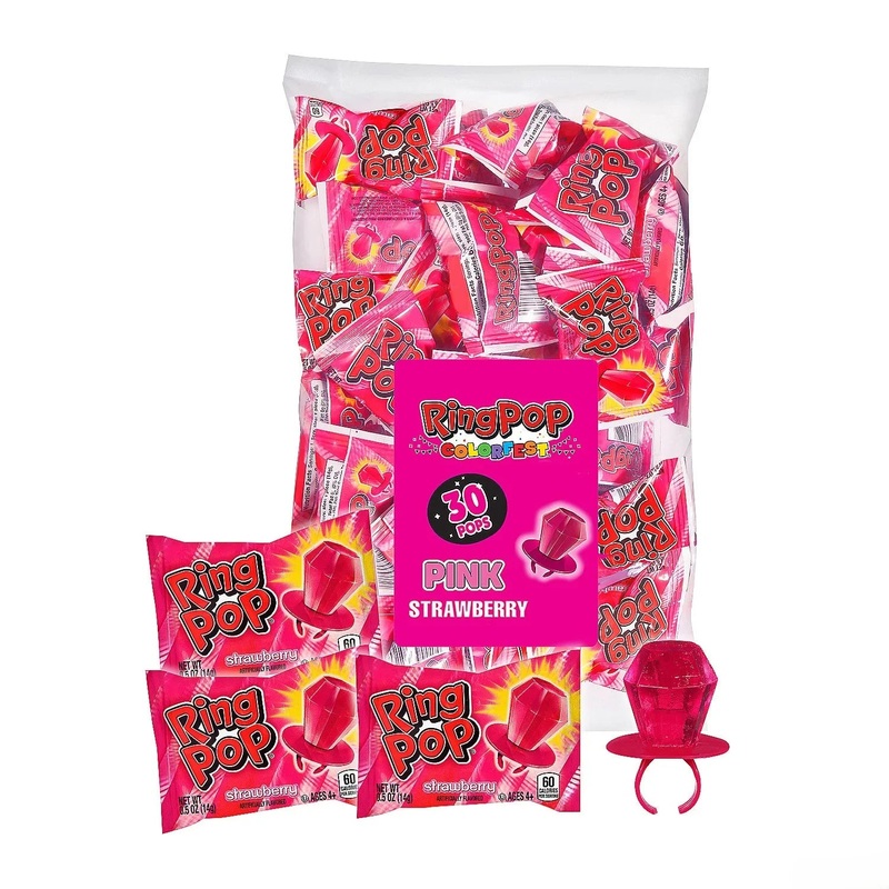 Pink Ring Pops: 30-Piece Bag