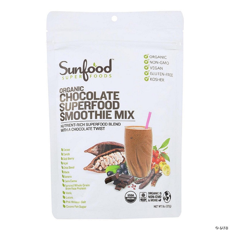Sunfood – Smoothie Chocolate Sprfd – 1 Each-8 OZ