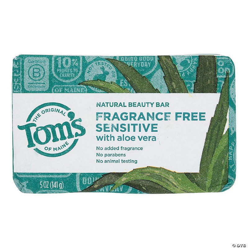Tom’s Of Maine – Beauty Bar Sensitive Fat Free – Case of 6 – 5 OZ