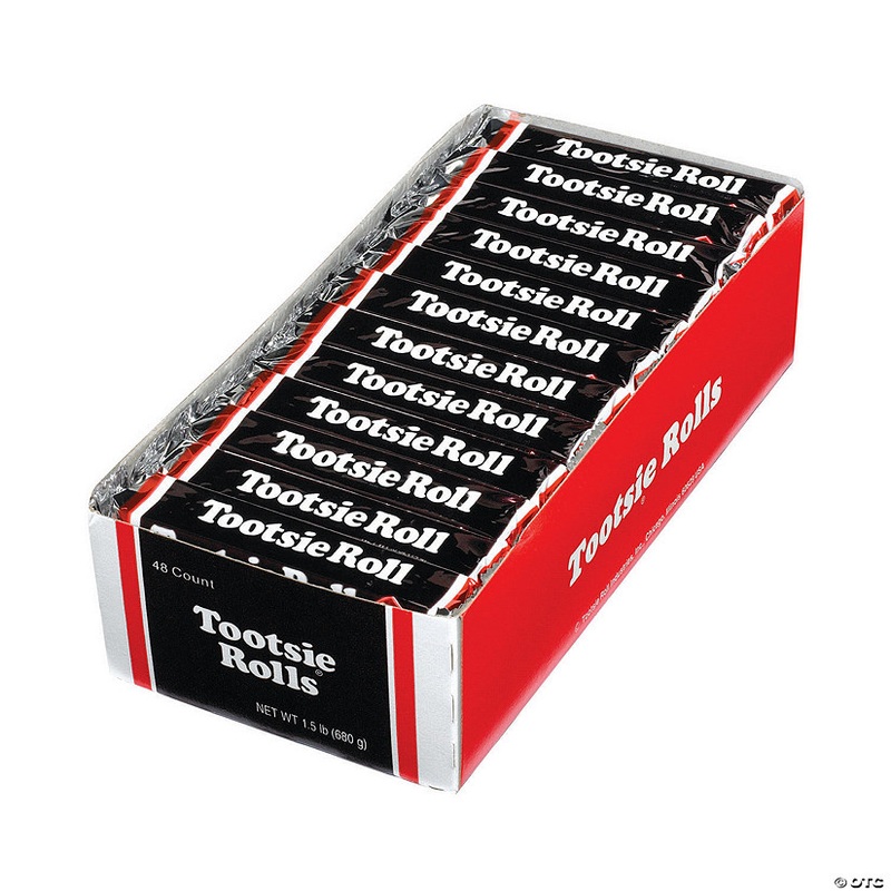 1.5 lbs. Tootsie Roll Chocolate Candy Bars – 48 Pc.
