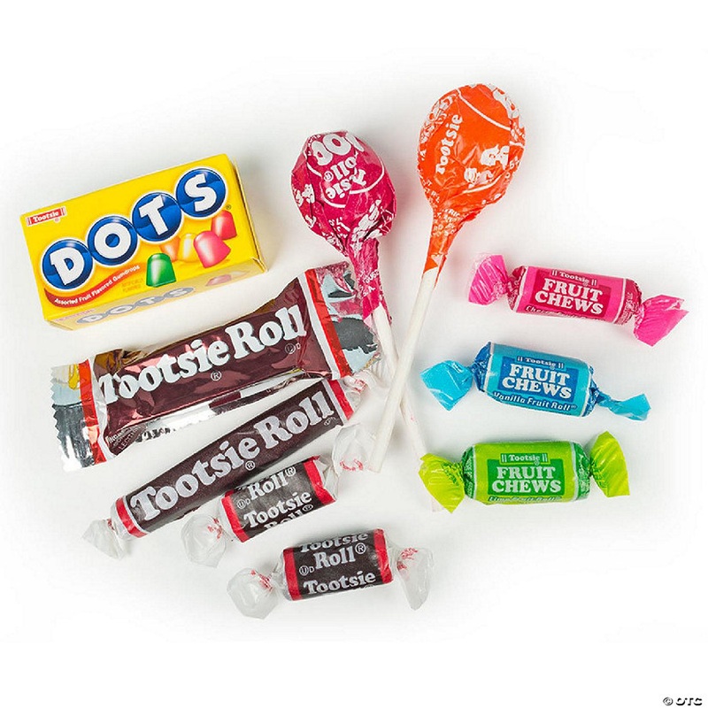 138 Pcs Childs Play Candy Mix – Tootsie Rolls, Tootsie Pops, Mason Dots, Tootsie Flavor Rolls, and Tootsie Snack Bars (3.25 lbs)