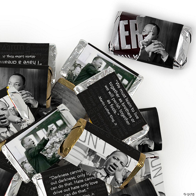 152 Pcs Martin Luther King Day Candy Favors Hershey’s Miniatures Chocolate – MLK