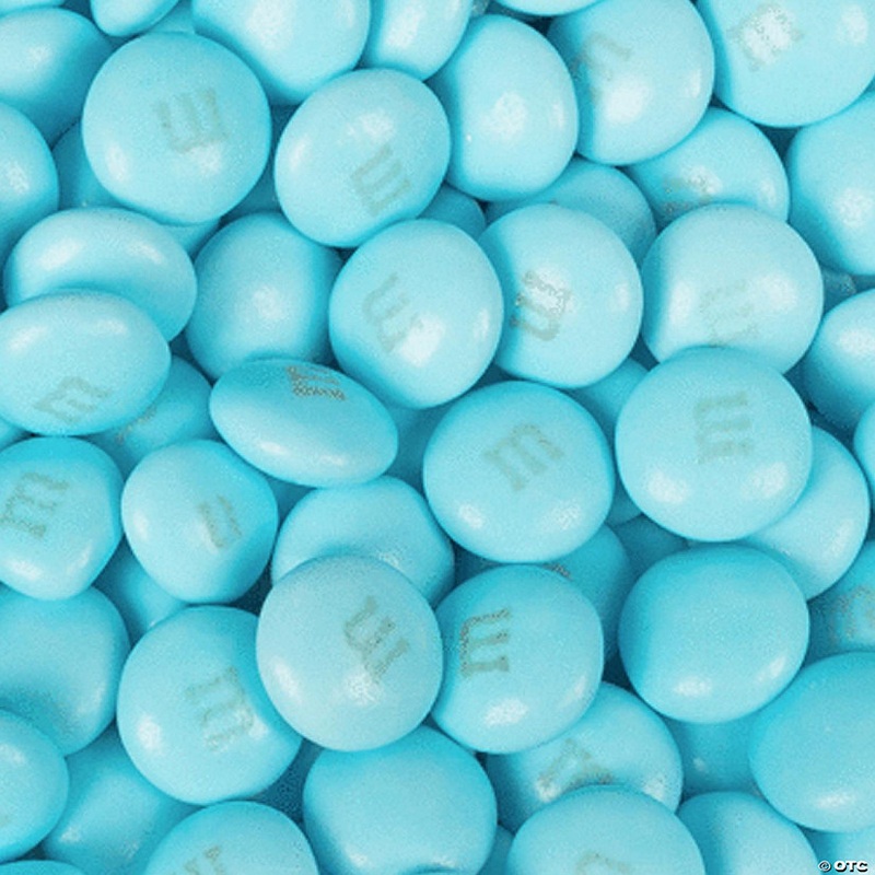 375 Pcs Light Blue M&M’s Candy Milk Chocolate (12oz, Approx. 375 Pcs)