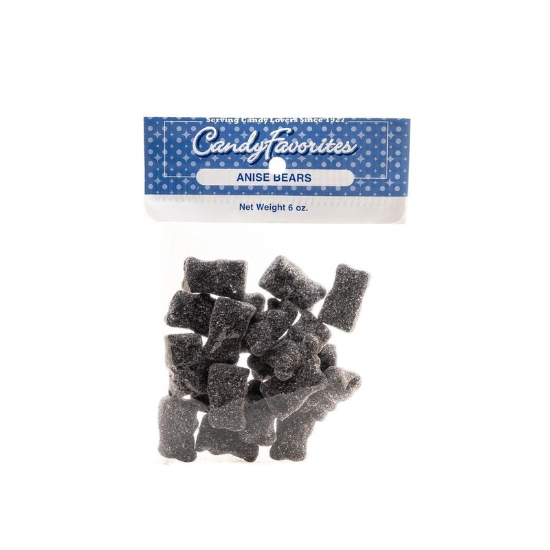 Anise Bears 6 Ounce Peg Bags