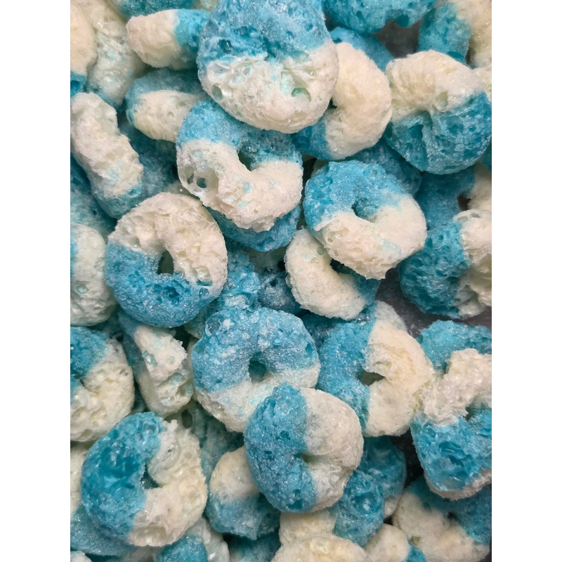 Crazy Bites Gummy Blue Raspberry Rings 3oz