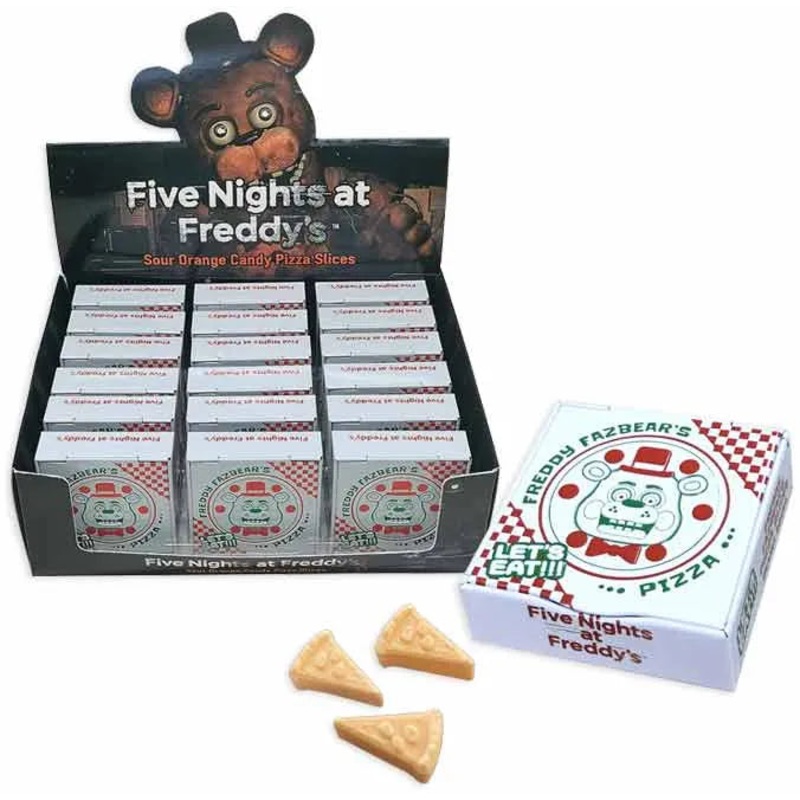 Five Nights At Freddy’s Sour Orange Pizza Tins: 18-Piece Display