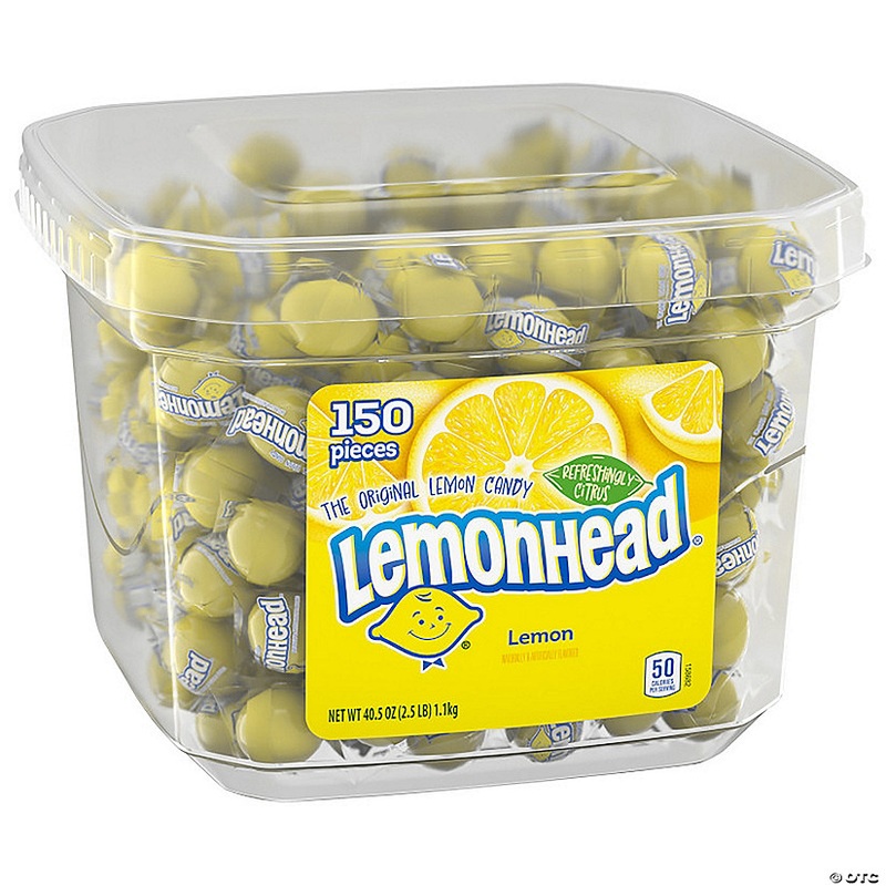 Lemonhead Hard Candy Tub – 150 Pc.