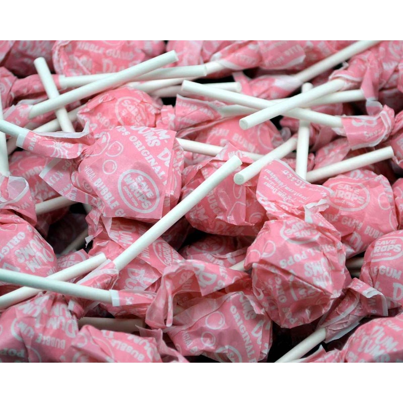 Light Pink Bubble Gum Dum Dum Pops