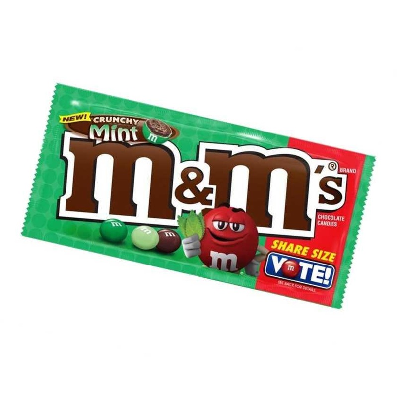 M&M’s Crunchy Mint Chocolate Candies