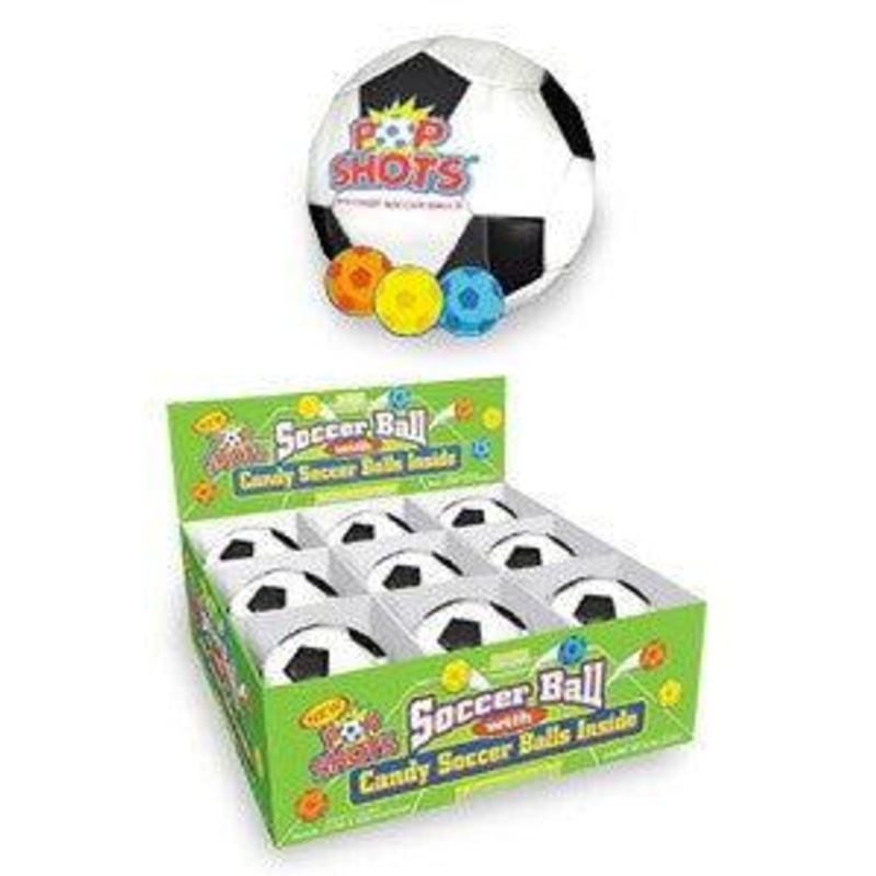Pop Shots Candy Filled Soccer Balls