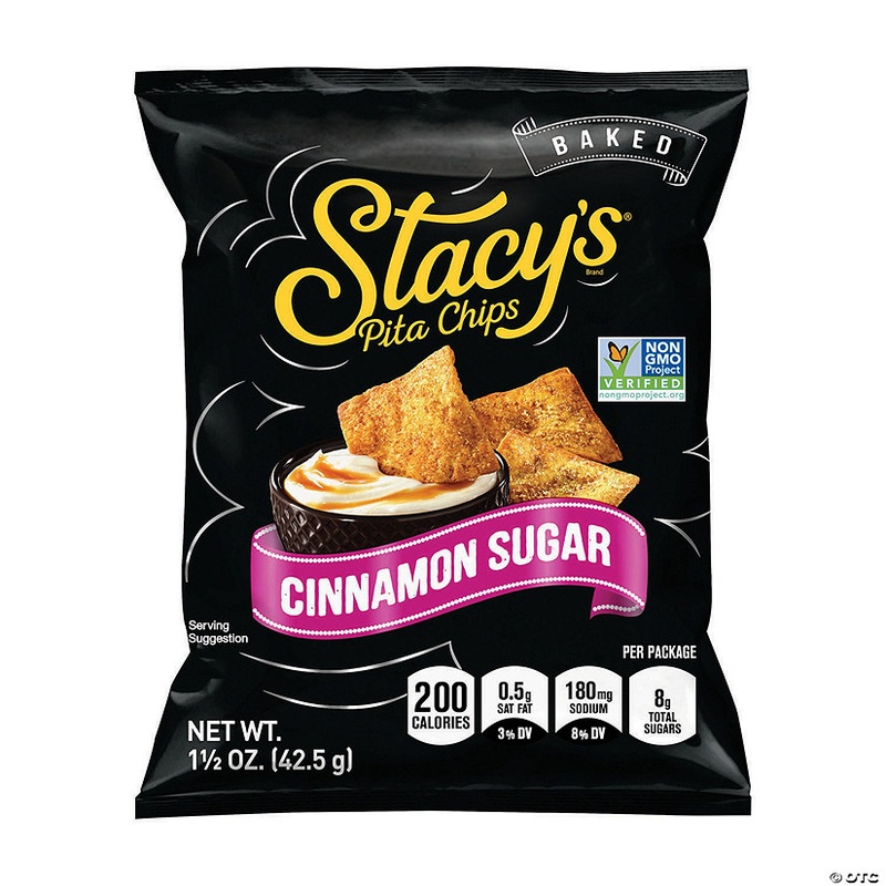Stacy’s Pita Chips Cinnamon Sugar, 1.5 oz, 24 Count