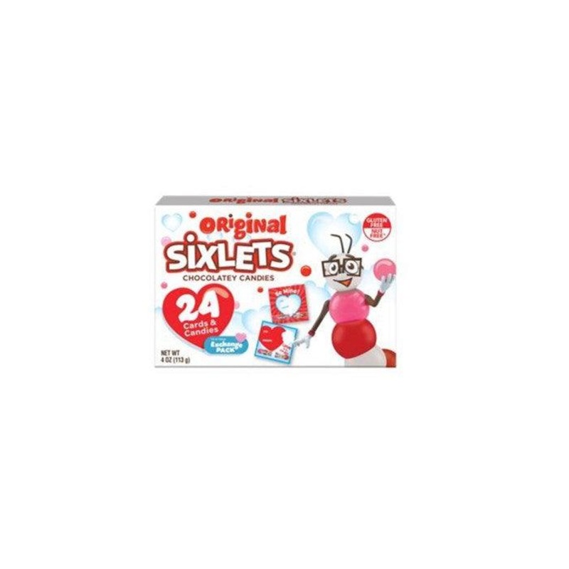 Sweetworks Sixlets Valentine Card and Candy
