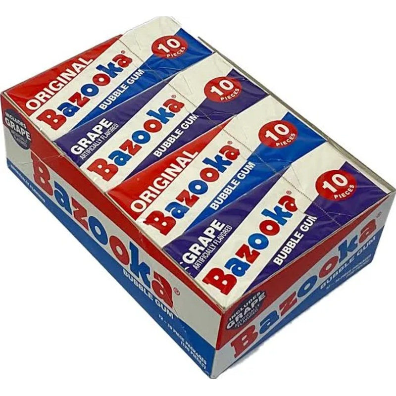 The Bazooka Company- Bazooka Bubble Gum Wallet Pack 12ct