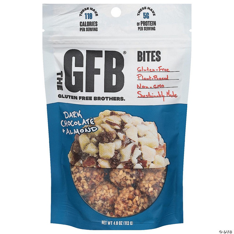 The GFB Bites Dark Chocolate Almond 4 oz (Pack of 6)