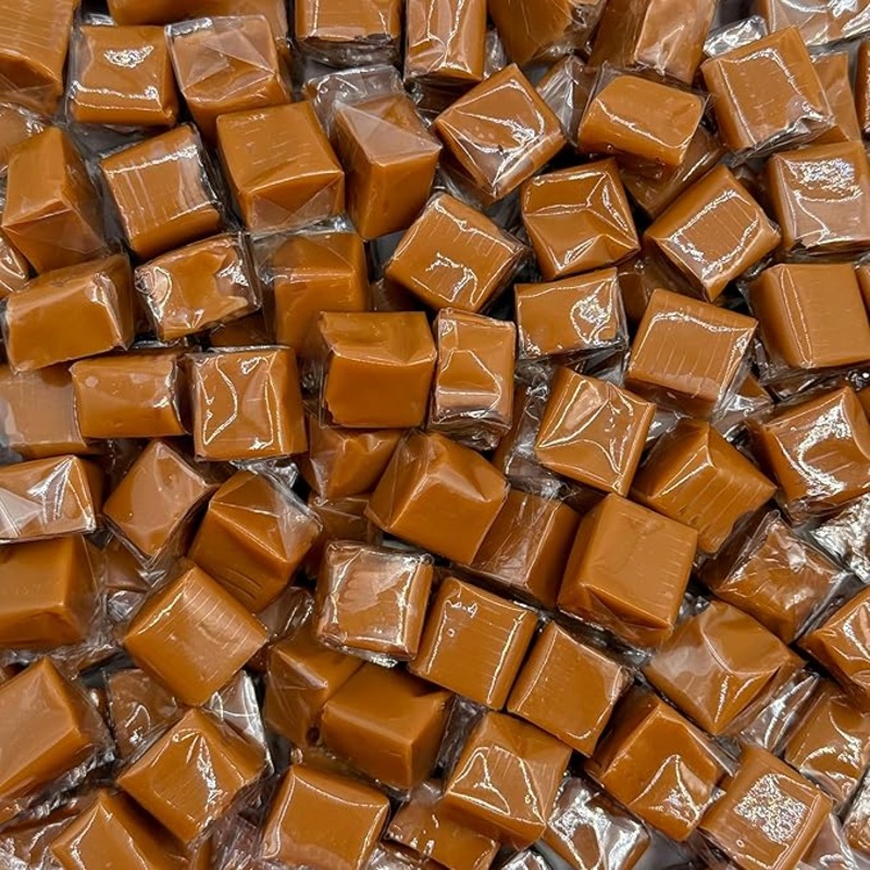 Vanilla Sea Salt Caramels Wrapped 5lb