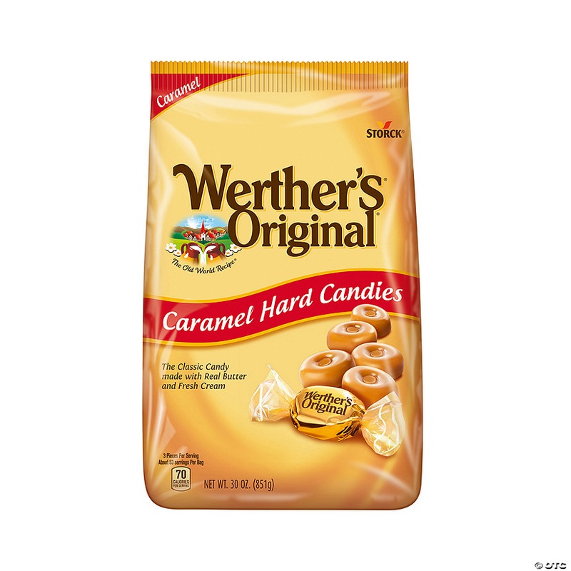 30 oz. Werthers Original Classic Caramel Hard Candies – 160 Pc.