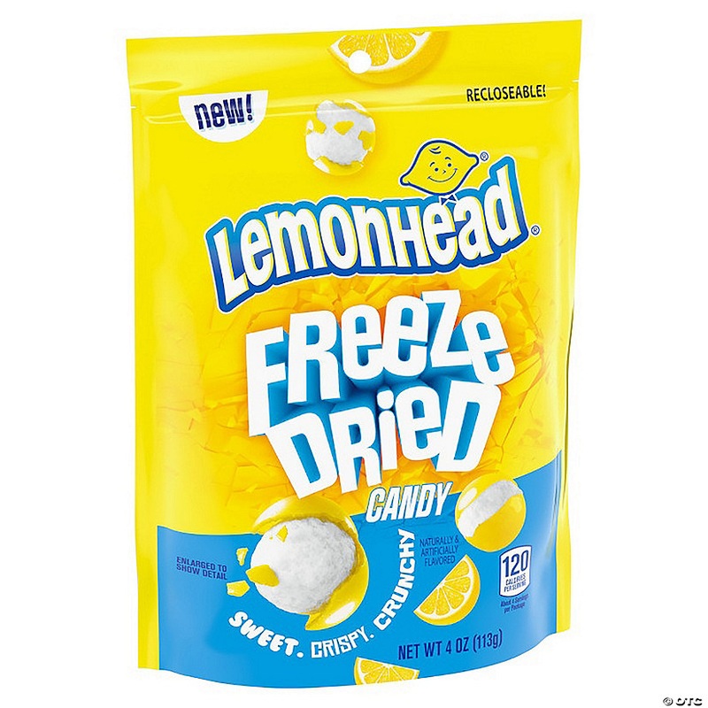 4 oz. Lemonhead Sweet & Crunchy Freeze-Dried Candy Pack