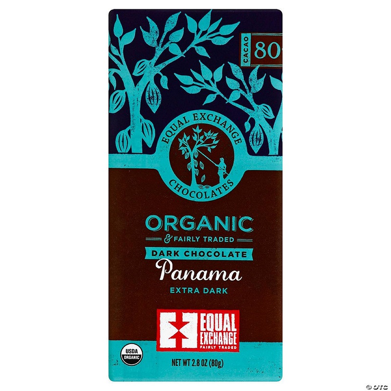 Equal Exchange Chocolate Bar Extra Dark Panama Organic 2.8 Oz (Pack of 12)