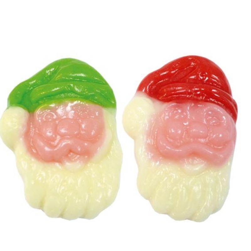 Gummi Santa Faces
