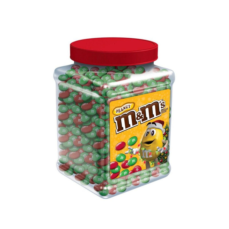 M&M’s  Peanut Christmas Mix 62 Ounce Jar