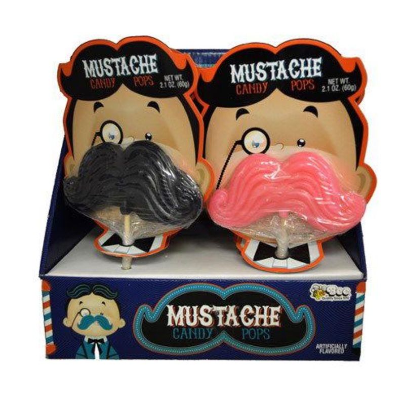 Mustache Candy Pops