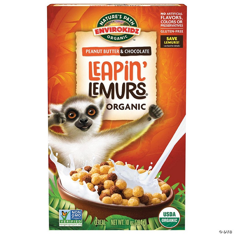 Natures Path Cereal Kid Leapin Lemurs Organic 10 oz (Pack of 12)