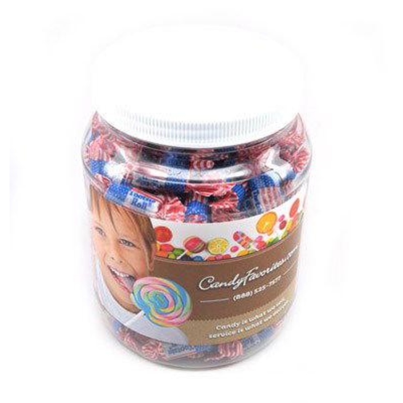Patriotic Tootsie Rolls Jar