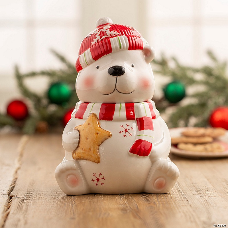 Polar Bear Cookie Jar