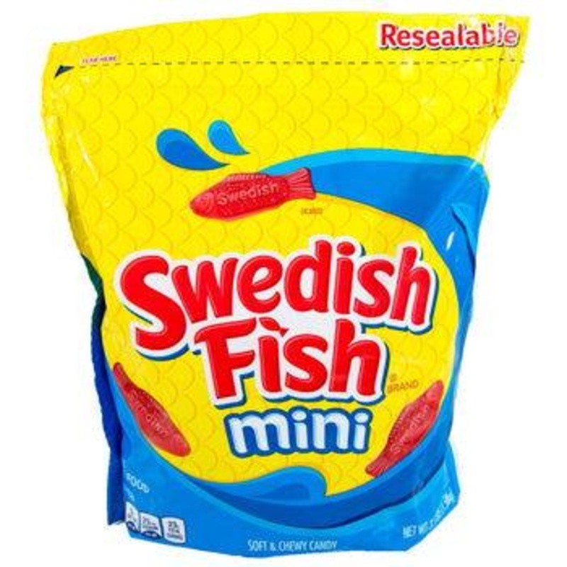 Red Mini Swedish Fish 3.5 lb. Bag