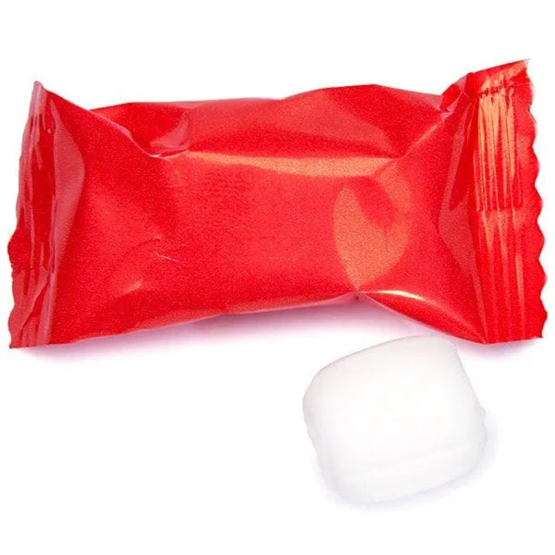 Red Wrapped Buttermint Creams: 108-Piece Bag