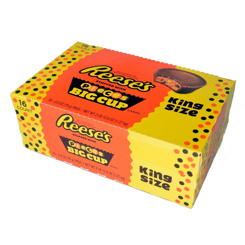 Reese’s Peanut Butter Cups Filled with Reese’s Pieces King Size