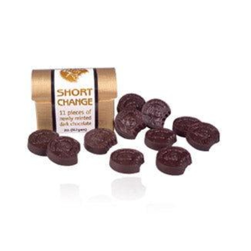Short Change Dark Chocolate Coins