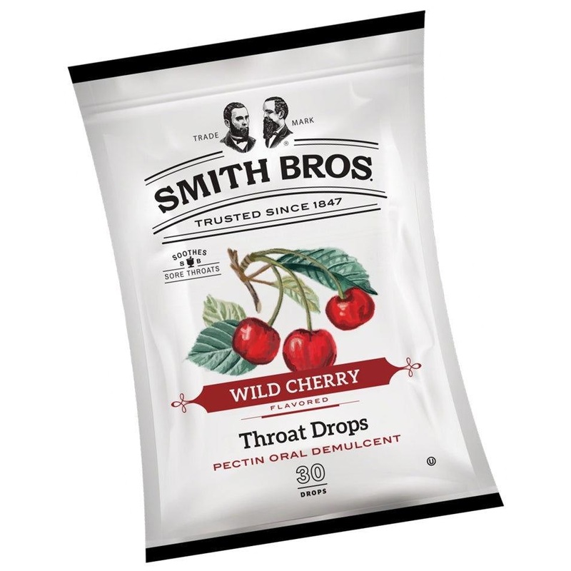 Smith Brothers Wild Cherry Cough Drops Bags