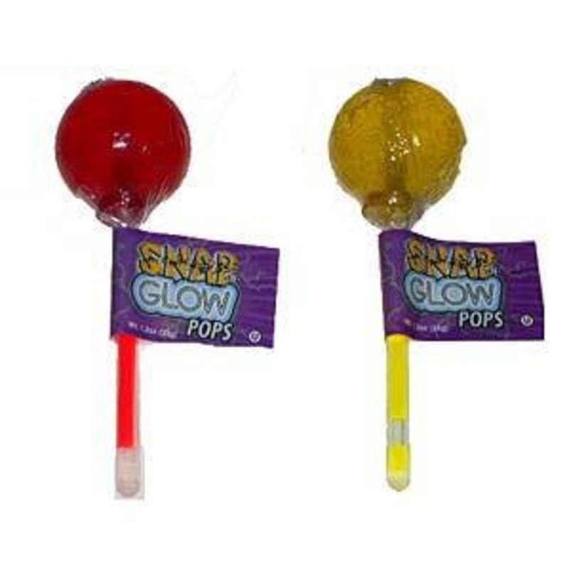 Snap and Glow Lollipops