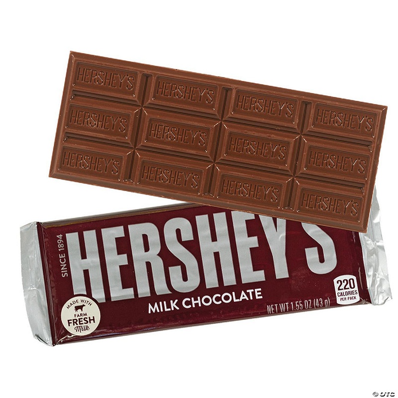 108 Pcs Hershey’s Chocolate Bars 1.55oz Milk Chocolate Candy Bars in Bulk