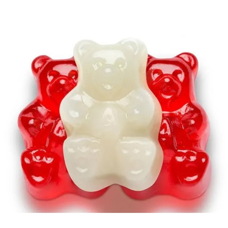 Albanese Red & White Valentine Gummy Bears: 5LB Bag