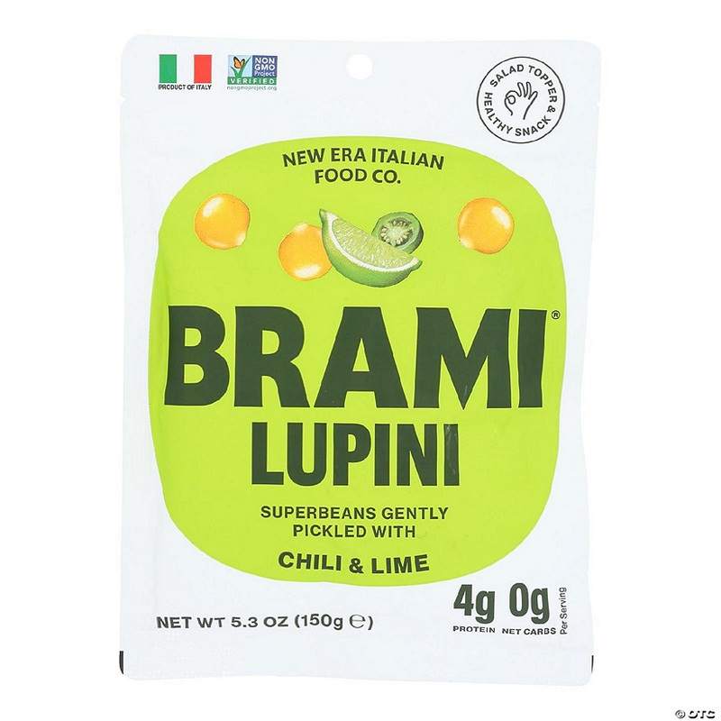 Brami Lupini Snack – Chili Lime – Case of 8 – 5.3 oz.
